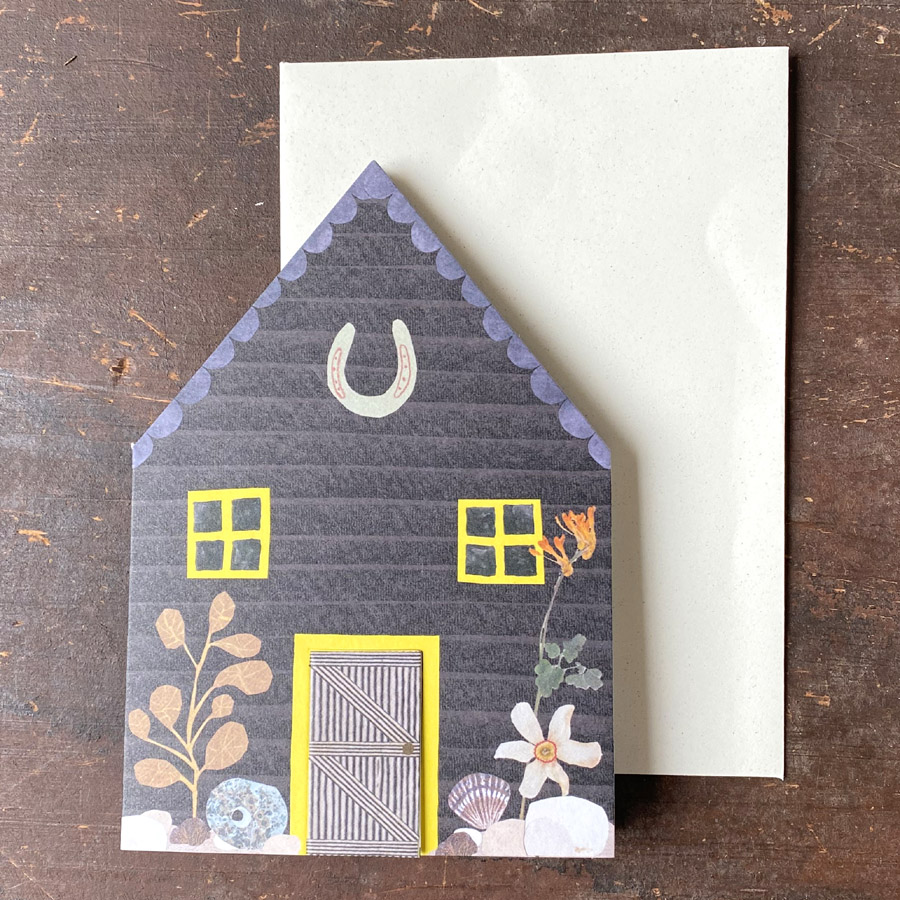 Fisherman's Huts Concertina Card