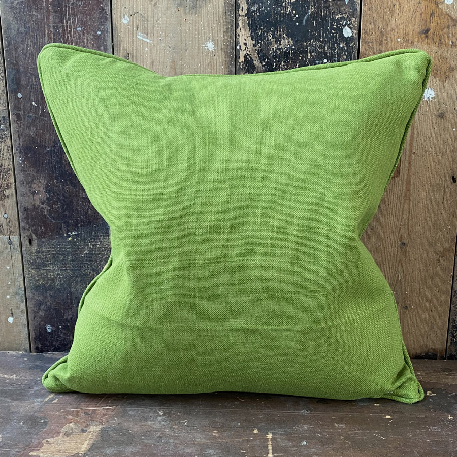 Folio 2 Linen Cushion - Green