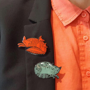 Enamel Badge - Kitty - Image 2