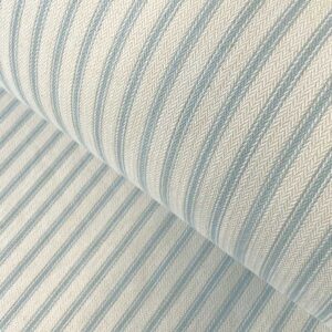 Hampton Ticking - Seagreen and Ivory - Image 5