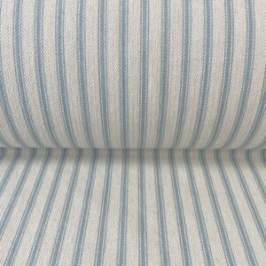 Hampton Ticking - Seagreen and Ivory - Image 3