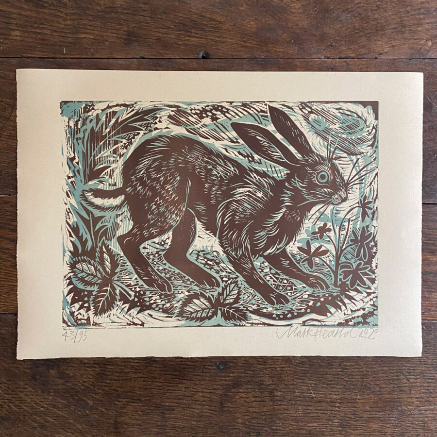 Hare, Unframed Print by Mark Hearld