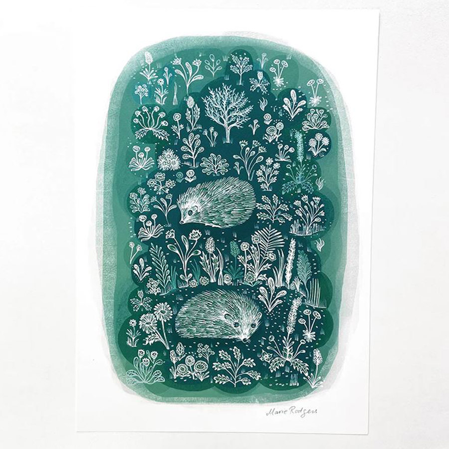 Hedgehog Print