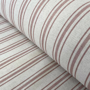 Extra Wide Pink Striped Fabric
