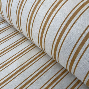 A mustard striped Extra Wide Fabric