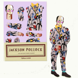 Jackson Pollock - Cut out & make paper puppet