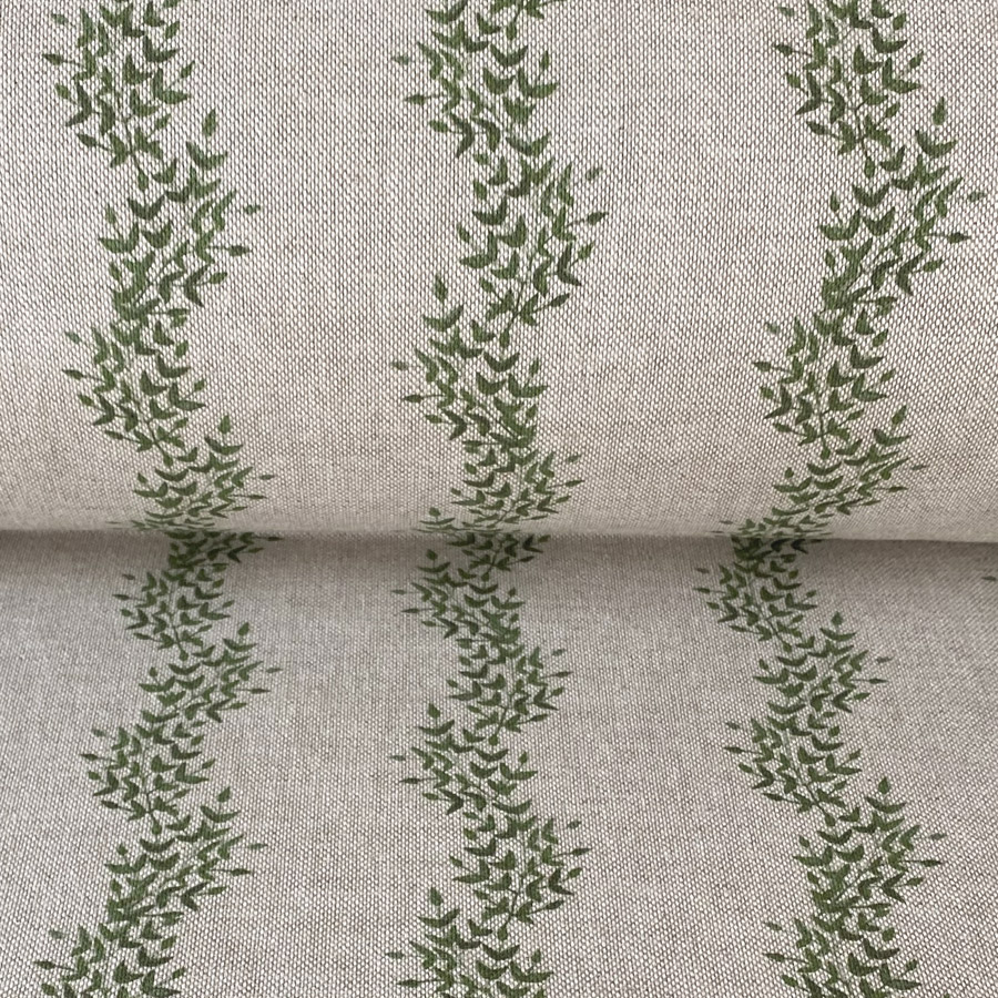 Jasmine Stripe - Leaf Green