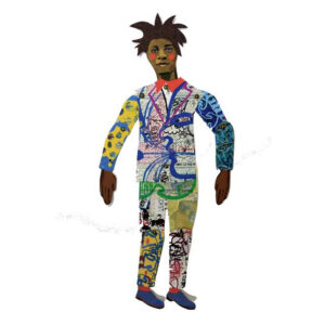 Jean-Michel Basquiat - Cut out & make paper puppet - Image 2