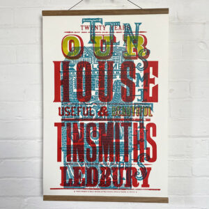 Jonny Hannah Letterpress poster