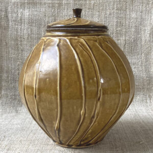 Kat Wheeler Large Jar - Tan KWJT2