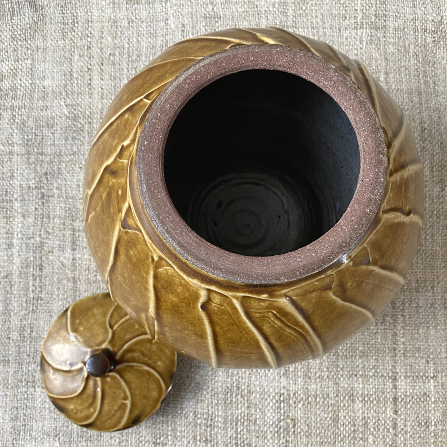 Kat Wheeler Large Jar - Tan KWJT2