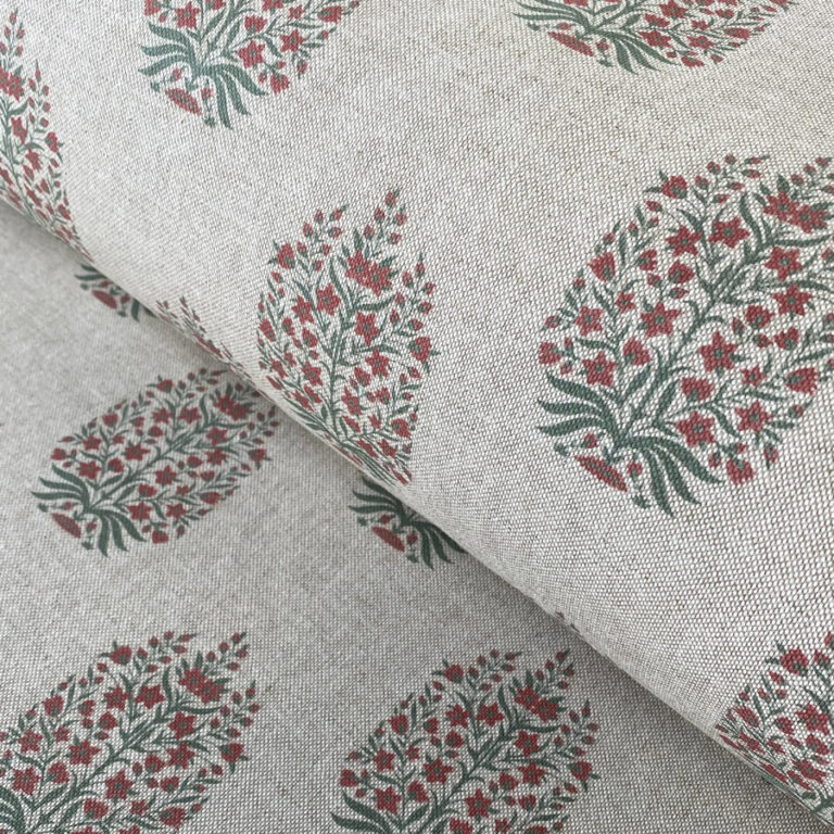 Kamala - Strawberry and Soft Green - Image 1