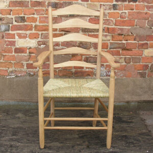Clissett-style Ladderback Dining Chair Set (LCC) in Oak