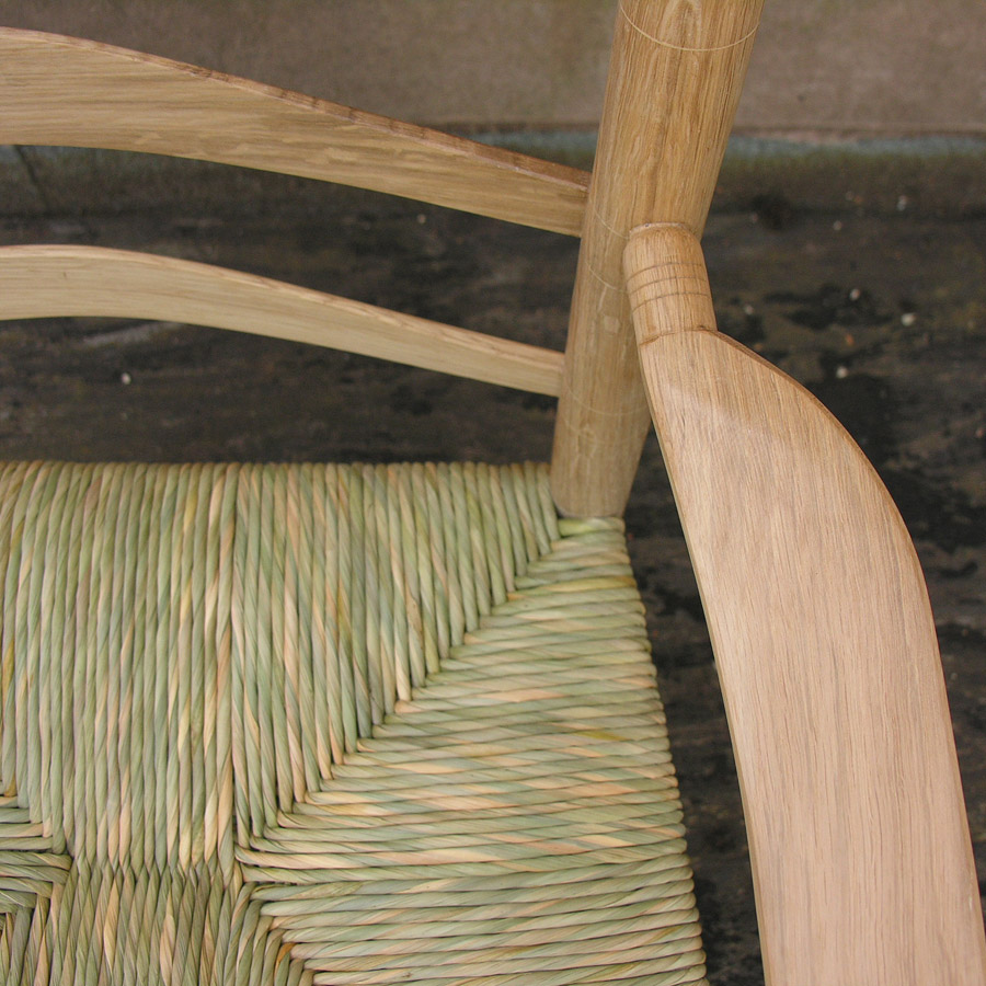 Clissett-style Ladderback Dining Chair Set (LCC) in Oak