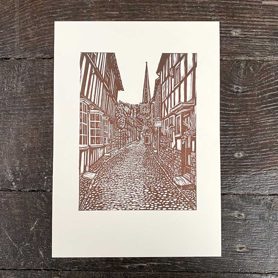 Church Lane, Ledbury by Susie Hetherington