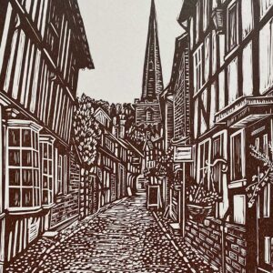 Church Lane, Ledbury by Susie Hetherington