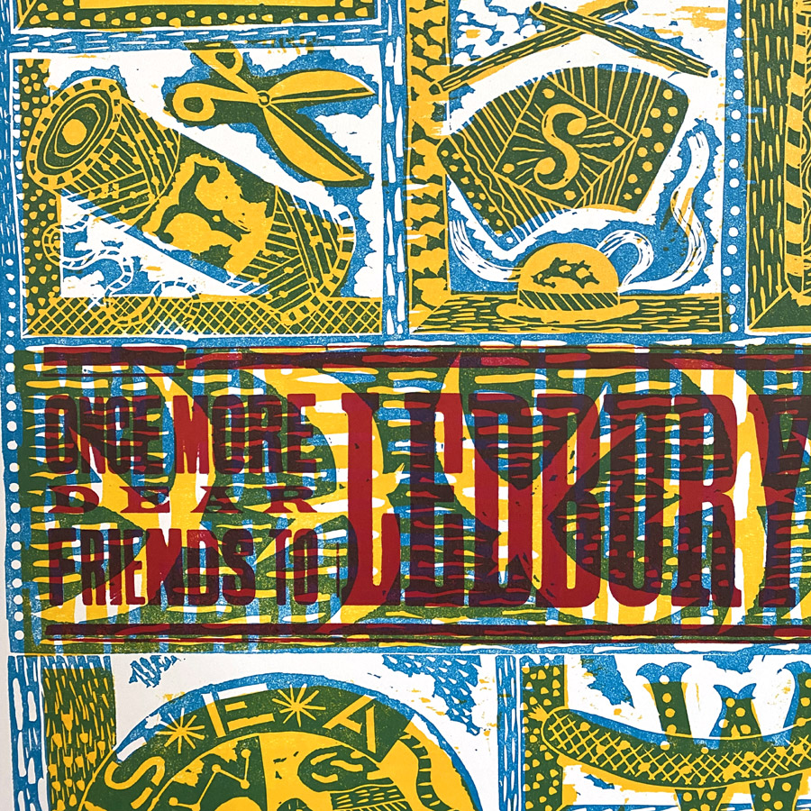 Ledburyshire Letterpress Poster - Jonny Hannah