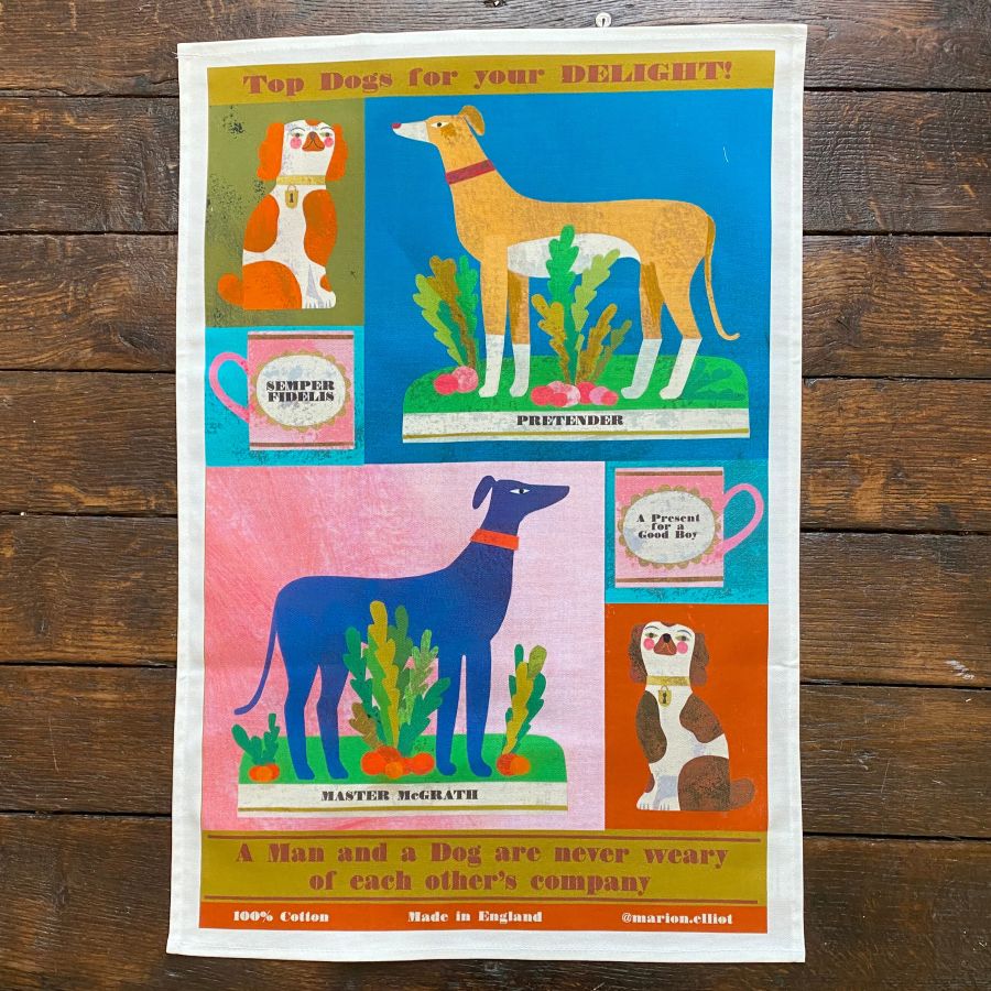 Marion Elliot Tea Towel - Dogs