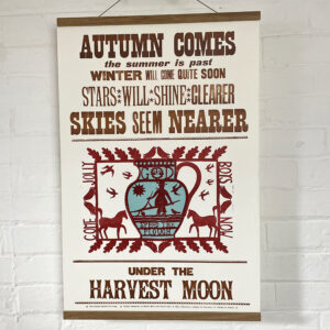 Marion Elliott Letterpress poster