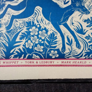 Mark Hearld Papier Dominote - Blue Whippet - Image 5