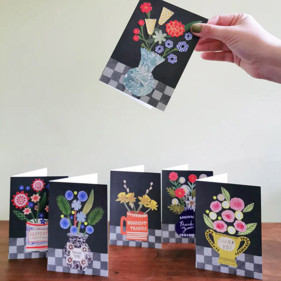 Make Your Own Thank You Cards - Floral Set