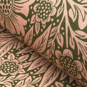 Ben Pentreath for Morris & Co: Marigold in Olive and Pink