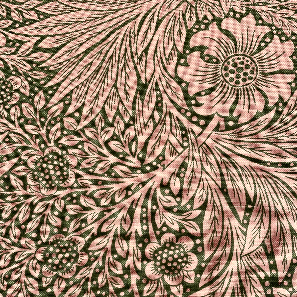 Ben Pentreath for Morris & Co: Marigold in Olive and Pink - Image 2