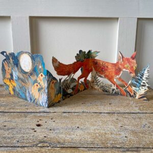 Mark Hearld Fold out Card - Fox - Image 1