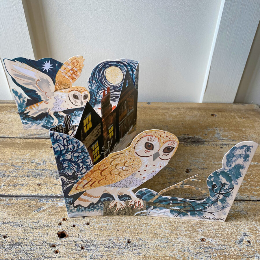 Mark Hearld Fold out Card - Silent Flight