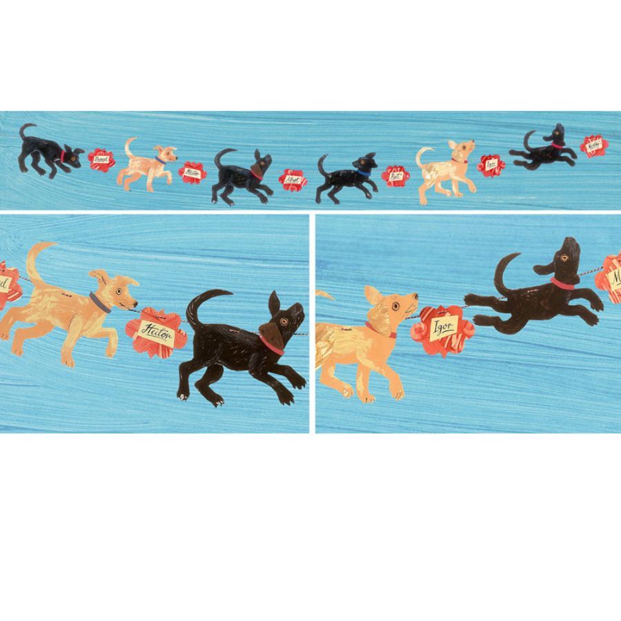 Mark Hearld Puppy Parade Garland