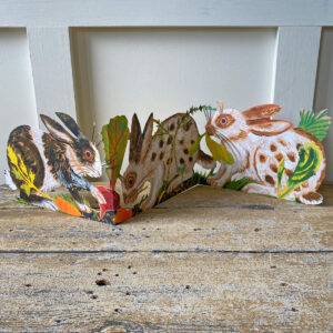 Mark Hearld Fold out Card - Rabbits