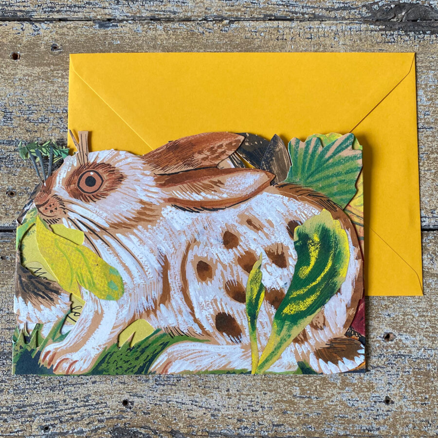 Mark Hearld Fold out Card - Rabbits