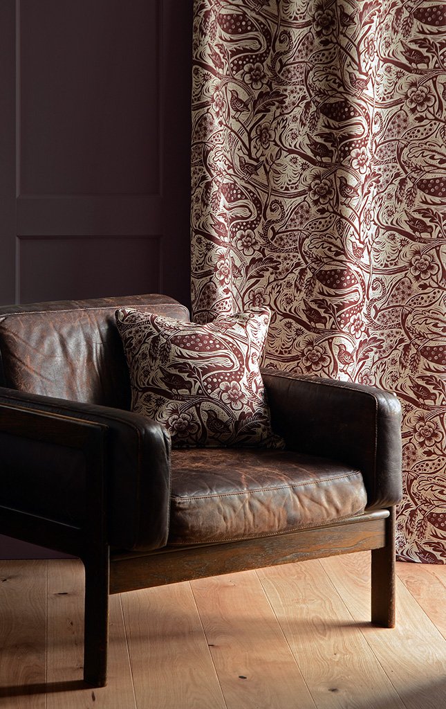 Mark Hearld Wren - Burgundy - Image 6