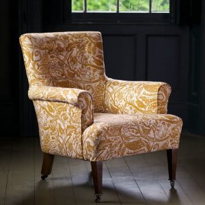 Mark Hearld Wren - Ochre Heavyweight Linen - Image 5