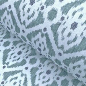 extra wide ikat slate green
