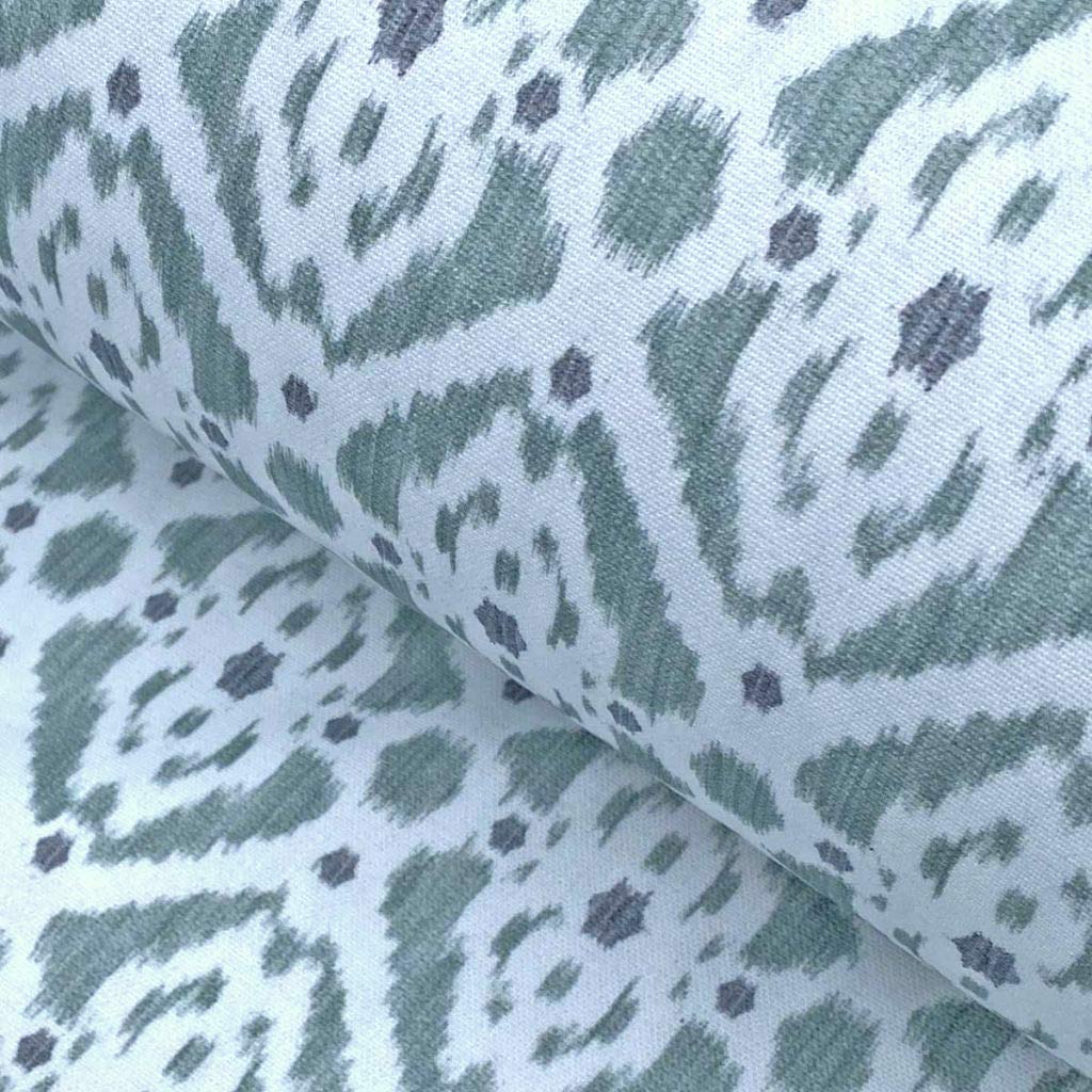 extra wide ikat slate green