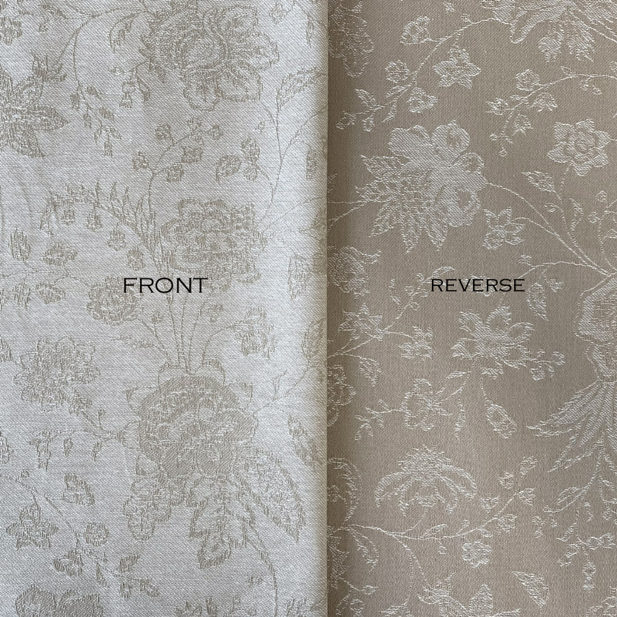 Extra Wide Oilcloth - Medlar Jacquard Natural