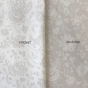 Extra Wide Oilcloth - Medlar Jacquard White - Image 4
