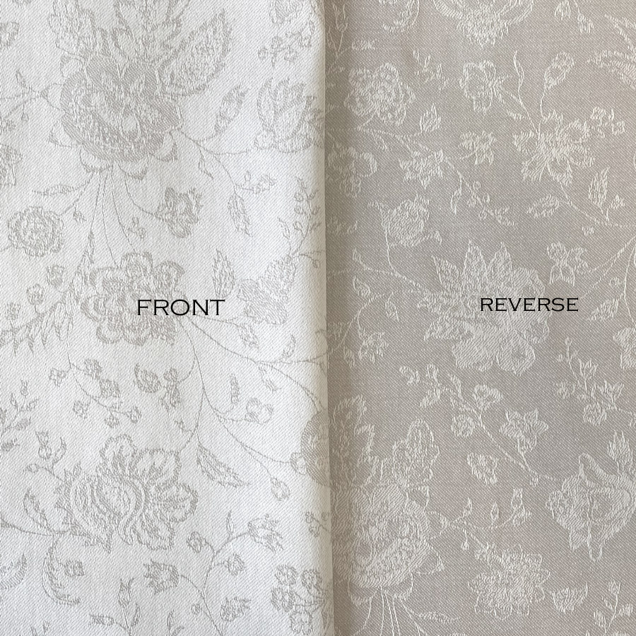Extra Wide Oilcloth - Medlar Jacquard White