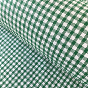 Narrow Vichy Check Gingham - Emerald Green
