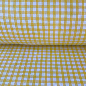 Narrow Vichy Check Gingham - Sunshine Yellow - Image 3