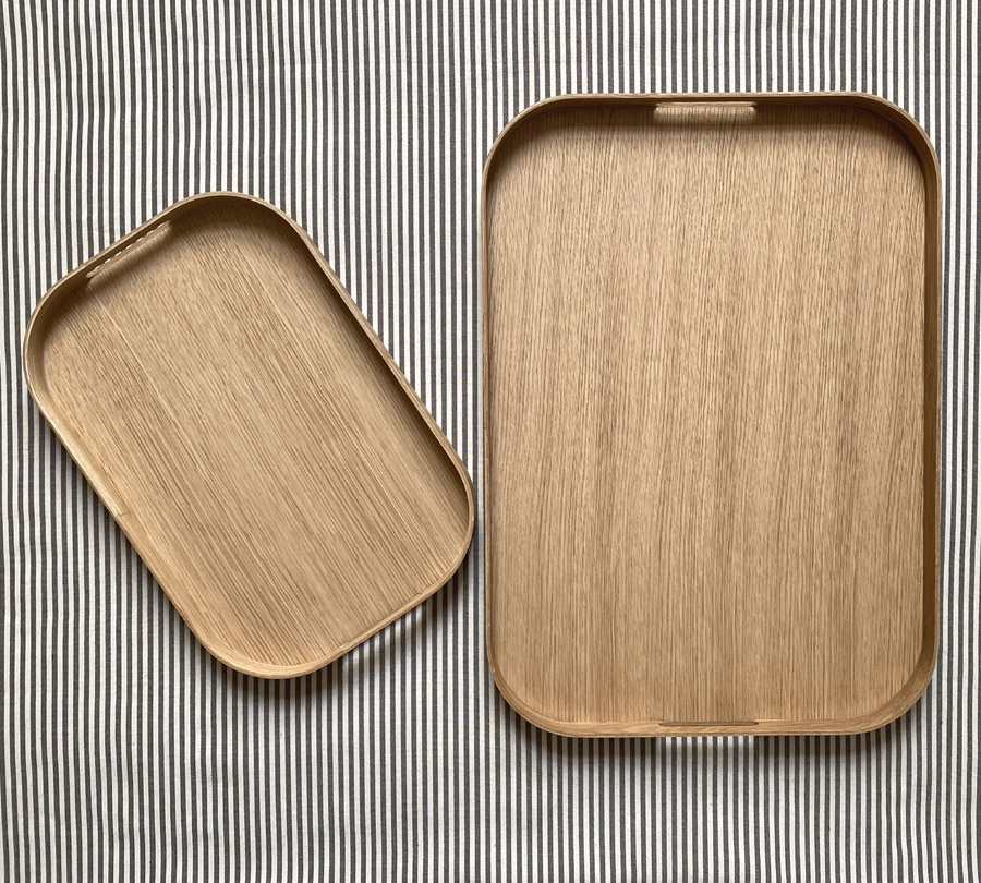 Rectangular Natural Oak Tray