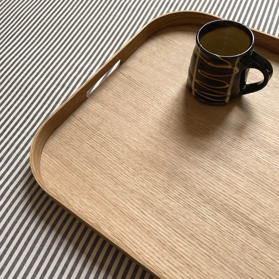 Rectangular Natural Oak Tray