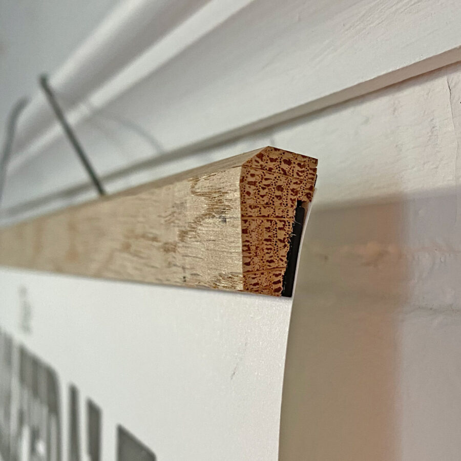 Oak Poster Hanger