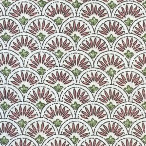 Oilcloth Scallop - Pink - Image 2