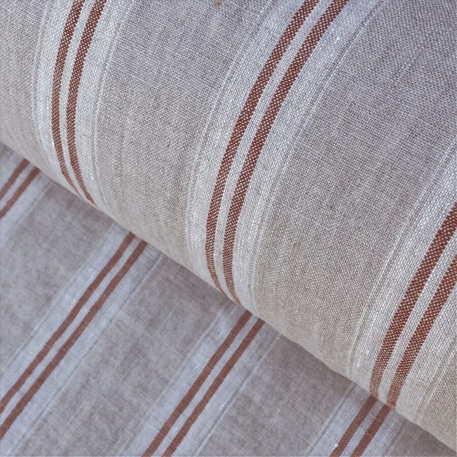 Linen Striped Fabric