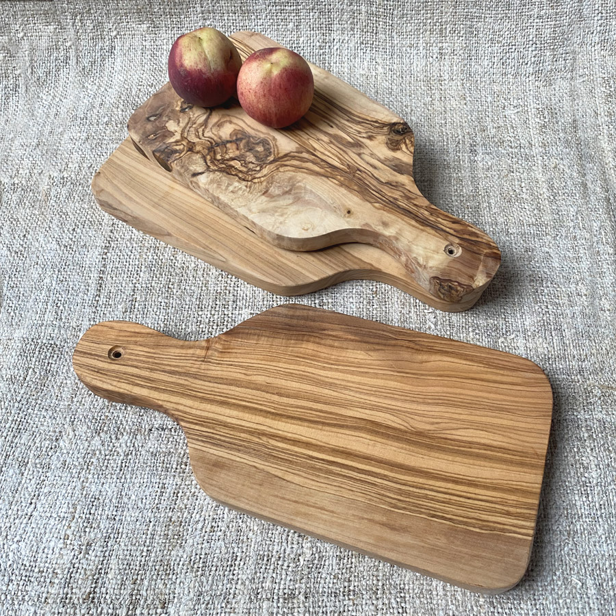Olive Wood Chopping Board with Handle