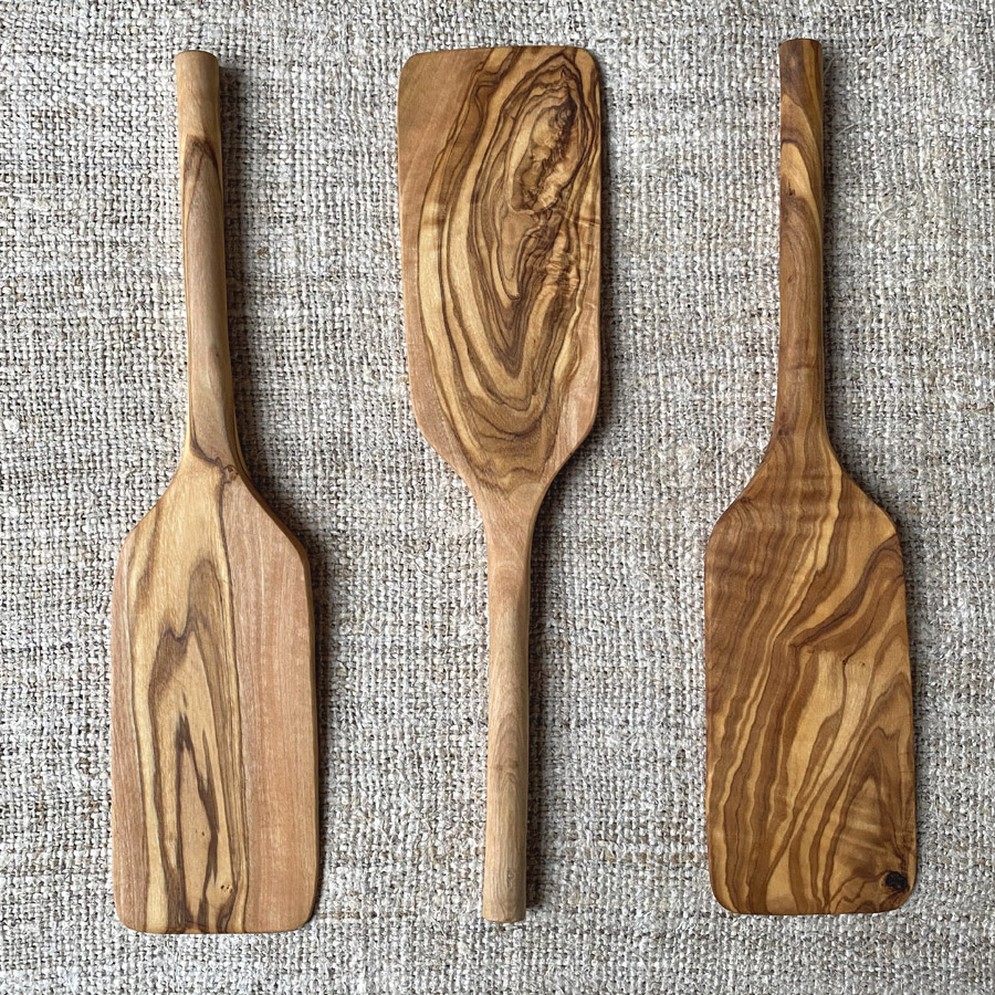 Olive Wood Long Spatula