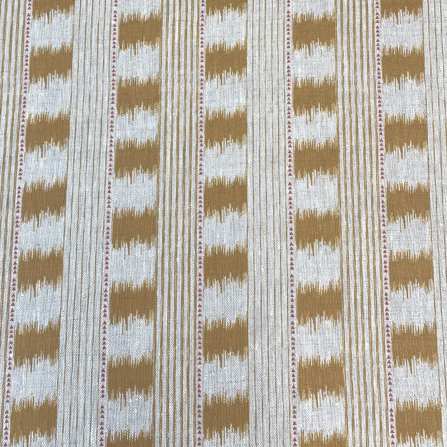 Otto Linen Stripe - Cinnamon