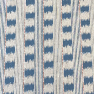 Otto Linen Stripe - Kingfisher Blue - Image 2